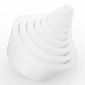Silicone Filter Adapter Cones 9-Pack Tapered Collar Buchner Funnel Flask Cone... - Picture 1 of 5