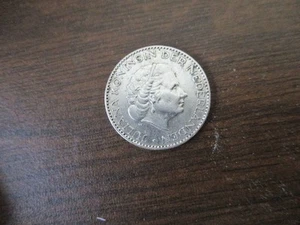 Netherlands 1 Gulden 1956 KM184, Silver Coin .72% - Picture 1 of 2