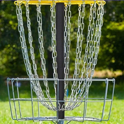 Disc Golf Basket Silence Accessory Chain Portable Quiet Practice - Image 1 of 4