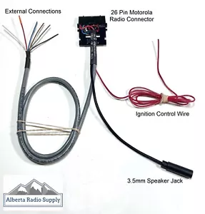 Accessory Cable for Motorola XPR4550 XPR5550 XPR4350 XPR5350 + USB CUSTOM - Picture 1 of 3