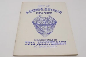 1963 Middleton New York 75. Diamant-Jubiläumsprogramm Buch Geschichte Informationen - Bild 1 von 7