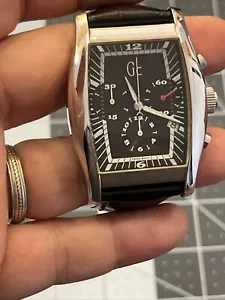 Swiss men's quartz wristwatch chronograph Guess Collection GC29500 13 jewels - Picture 1 of 12