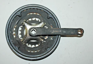 HDL152 Triple Drive Crank Arm Black 152mm 42/34/24T Riveted Square USA Shipper - Picture 1 of 12