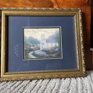 Thomas Kinkade Framed/Matted Collector Print BLOSSOM HILL CHURCH w/ Certificate - Picture 1 of 7
