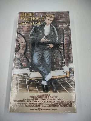 Rebel Without a Cause VHS James Dean Natalie Wood New! Sealed! classic 1011 - Image 1 of 4