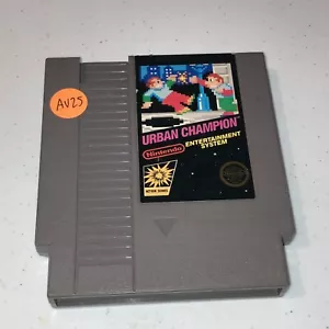 Nintendo NES Urban Champion With Manual Tested & Working Authentic 5 Screw AV25 - Picture 1 of 3