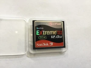 1pcs 12gb Sandisk Extreme IIICompact flash CFI memory card for CF Nikon CANON - Picture 1 of 2