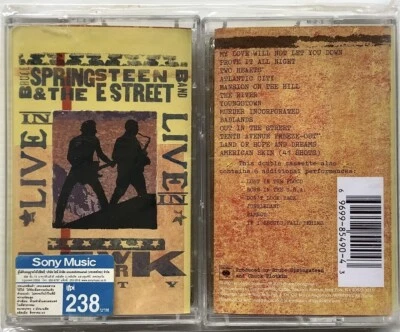 Bruce Springsteen & E Street Band Live Original Thai Edition Double Cassette New - Image 1 of 2