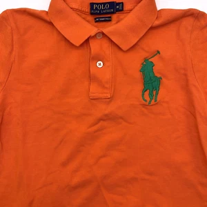 Polo Ralph Lauren Polo Big Pony Medium Toddler Youth Orange Short Sleeve - Picture 1 of 6