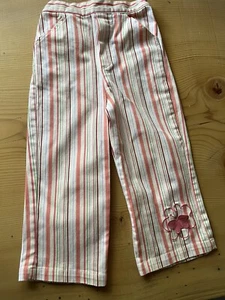 Copper Key Pink Striped Pants Size 6 - Picture 1 of 5