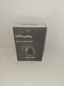 New TiFFCOFiO Outdoor Light Timer Dusk to Dawn Sensor Outlet th-1502 fast ship!! - Picture 1 of 1