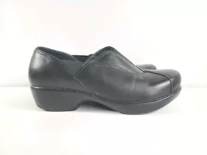 Dansko Arden Pro Women's Size 8.5-9 US, 39 EUR Black Slip On Nurse Leather Clogs - Picture 1 of 12