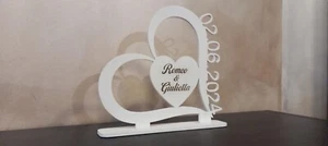 Cuore Personalizzabile In Legno - Foto 1 di 1