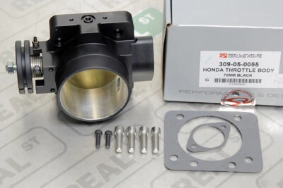 Skunk2 Pro 70mm Black Throttle Body B16A2 B18C D16 H22A1 H22A4 F20C B18A B18B - Image 1 of 4