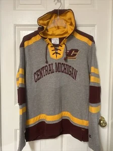 Champion CMU Chippewas Pullover Sudadera con Capucha Bordada Adulto M - Imagen 1 de 8