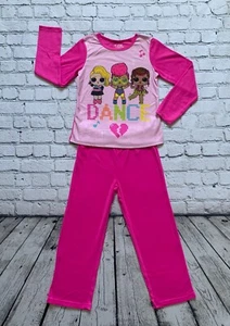 LOL SUPRISE, 2 Pc Flannel Pajama Set, Flame Resistant, Girls Size 6/6X, NEW - Picture 1 of 6