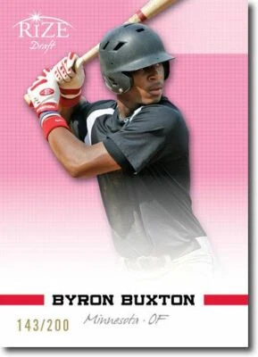 BYRON BUXTON 2012 Rize Rookie PINK Paragon RC #/200 - Imagem 1 de 2