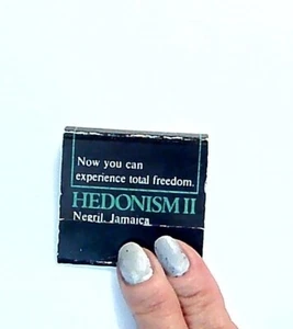 HEDONISM II Match Book Negril Jamaica Vintage good Condition 1985 ? - Picture 1 of 3