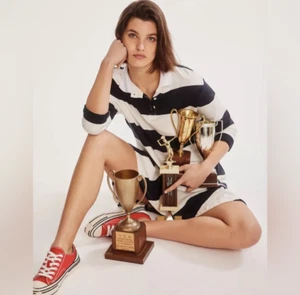 Anthropologie 3X Stellah Brighton Polo Rugby Mini Plus Kleid Neu mit Etikett - Bild 1 von 11