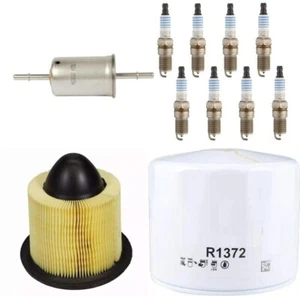 Tune Up Kit MOTORCRAFT Spark plug & oil air fuel for Ford Mustang E150 F150 4.6L - Picture 1 of 5
