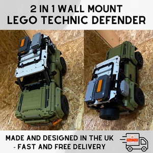 Duo Wall Mount Land Rover Defender - Lego Technic 42110 - Mount Display Bracket - Picture 1 of 8