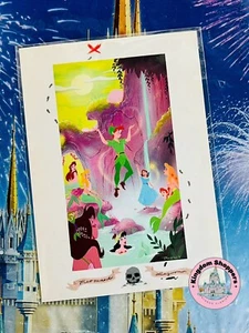 Postal de 5x7 2025 de los parques Disney WonderGround Peter Pan Steve Thompson - Imagen 1 de 1