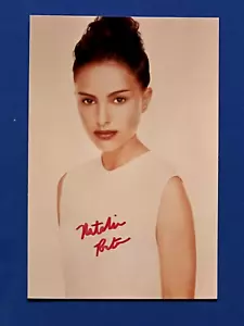 Signed Natalie Portman 6x4 Photo w/COA 1999 (signed in red ink) - Picture 1 of 4
