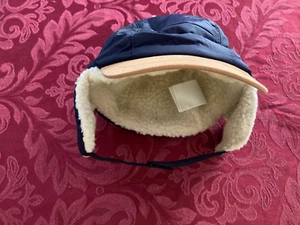 Old Navy Baby Boy Hunting Trapper Cap HAT FAUX FUR 0-6 Months Navy Blue NWT - Picture 1 of 5