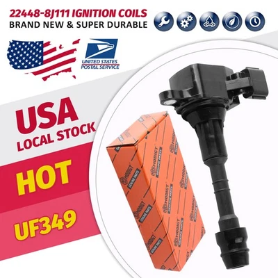 Ignition Coils UF349 For Nissan XTERRA 4.0L V6 2005-2014 22448-8J111 Superior - Imagem 1 de 4