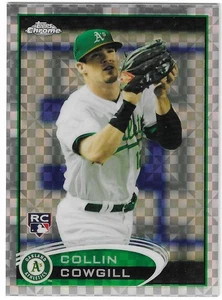 Topps 2012 cromo Collin Cowgill X-fractor radiocontrol #178 Oakland Athletics - Imagen 1 de 2