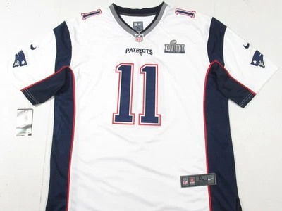 Julian Edelman #11 New England Patriots Super Bowl LIII 53 Jersey White - Image 1 of 4
