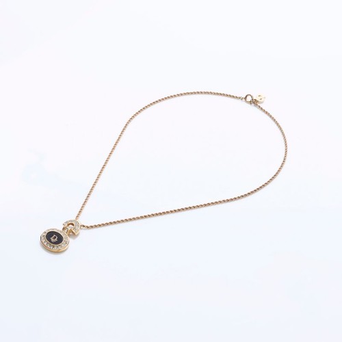 Collana Christian Dior con strass oro WS6256