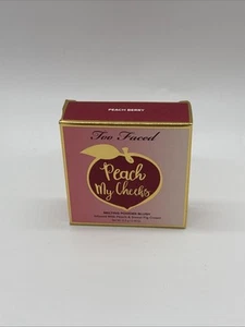 Too Faced Peach My Cheeks Schmelzpuder Rouge in PEACH BERRY 0,44oz Neu in OVP (C4) - Bild 1 von 1