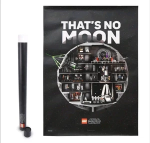 LEGO Star Wars Todesstern Supersize Premium Print Poster Authentic Confirmed Neu - Bild 1 von 2