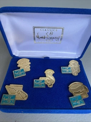 Classics Walt Disney Collection 5th Anniversary Pin Set 1992-1996 - Image 1 of 4