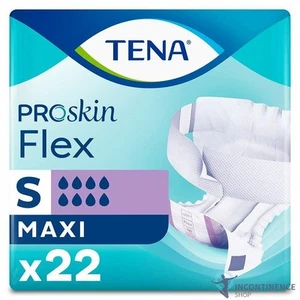 1x TENA ProSkin Flex Maxi - Small - Pack of 22 - Incontinence Slips - 3300ml - Picture 1 of 5