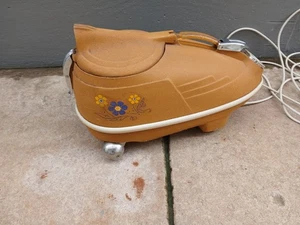 Vintage IEC Electra Compact Bodenstaubsauger NUR Gold Modell C-8 Blumen getestet - Bild 1 von 17