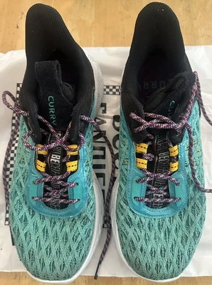 Under Armour UA Curry Flow 9 Negro Historia Mes Verde Negro Blanco M talla 7  Foto 1 de 4