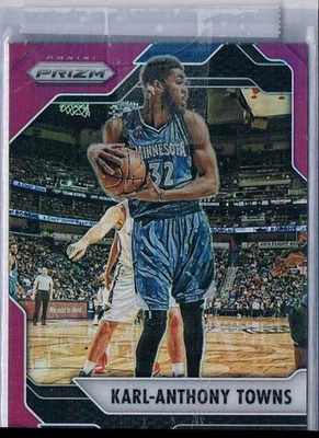 Karl-Anthony Towns 2016-17 Panini NBA Prizm Purple Prizm #262 - Image 1 of 2