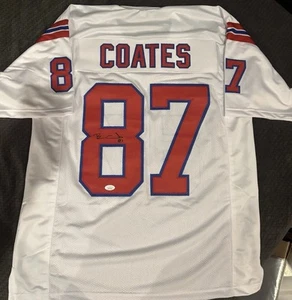 BEN COATES Autographed Auto Signed Custom New England Patriots Jersey JSA COA - Picture 1 of 3