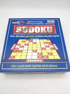 SUDOKU - Das absolut geniale Zahlen-Puzzle-Spiel NORIS Rätsel  - Bild 1 von 4