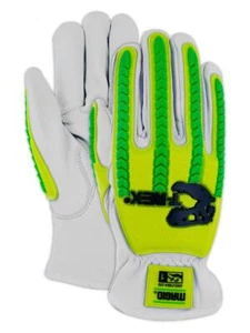Serie Rebel | Guantes de atornillador de impacto de cuero sin cordones nivel de corte A5 (L) - Imagen 1 de 4