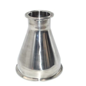 51mm to 102mm Sanitary Tri Clamp Style Reducer 304 Stainless Steel - Picture 1 of 4
