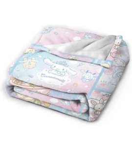 RARE Blue Cinnamoroll Blanket Soft And Warm Fleece Blankets 40”x30” - Picture 1 of 4