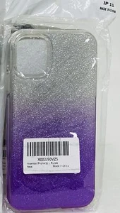 Artemiss - iPhone 11 - Purple/Silver Glittery Phone Case - Picture 1 of 1