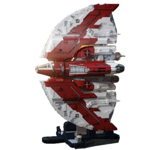 UCS-Style Semicircular Unarmed Transport Ship with Stand 5124 Pieces MOC - Picture 1 of 6