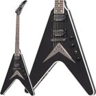 Guitare électrique personnalisée Epiphone Dave Mustaine Flying V (noir métallique) 780759
