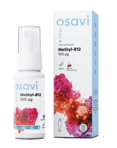 Osavi Methyl-B12 Oral Spray - 100mcg (Cherry) - 25 ml. - Picture 1 of 2