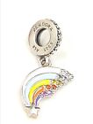 Pandora Charm Colourful Rainbow And Star Dangle Charm Sterling Silver Signed
