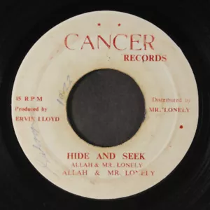 ALLAH & MR. LONELY: hide and seek / version CANCER 7" Single 45 RPM - Picture 1 of 2